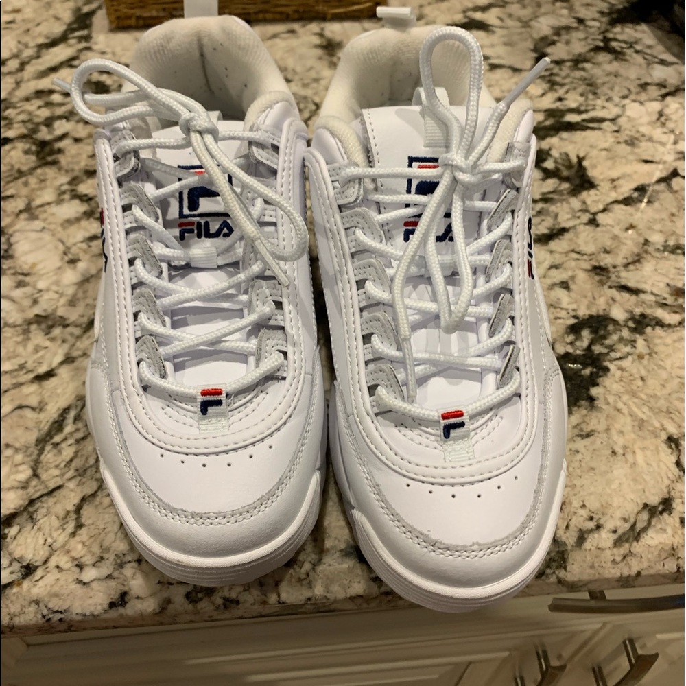 Fila Women’s Disrupter 11 premium athletic shoes.